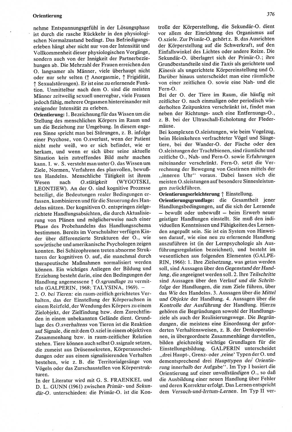 Wörterbuch der Psychologie [Deutsche Demokratische Republik (DDR)] 1976, Seite 376 (Wb. Psych. DDR 1976, S. 376)