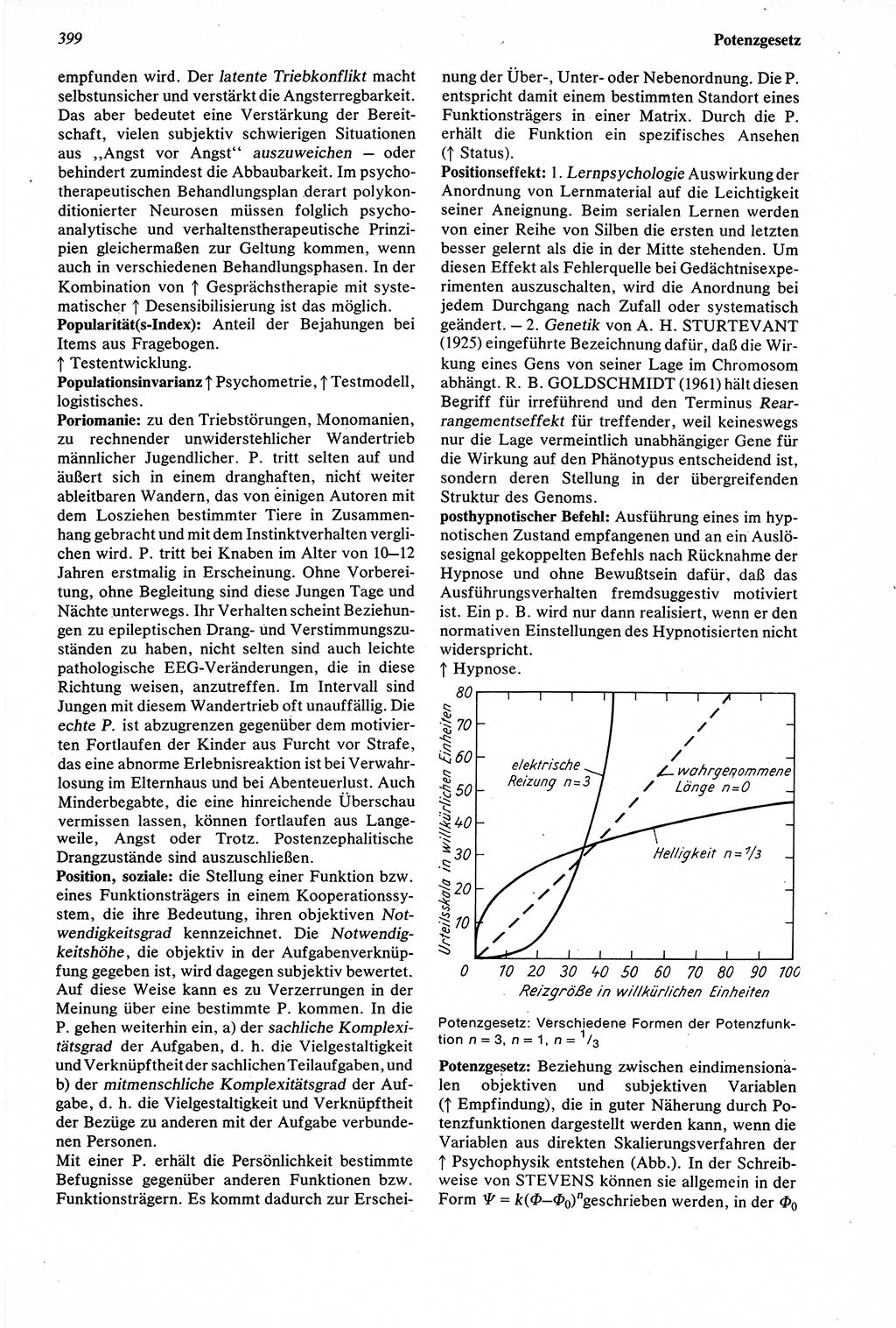 Wörterbuch der Psychologie [Deutsche Demokratische Republik (DDR)] 1976, Seite 399 (Wb. Psych. DDR 1976, S. 399)