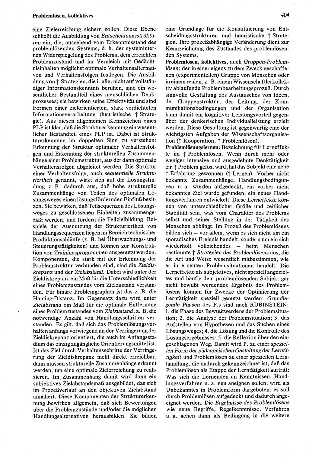 Wörterbuch der Psychologie [Deutsche Demokratische Republik (DDR)] 1976, Seite 404 (Wb. Psych. DDR 1976, S. 404)