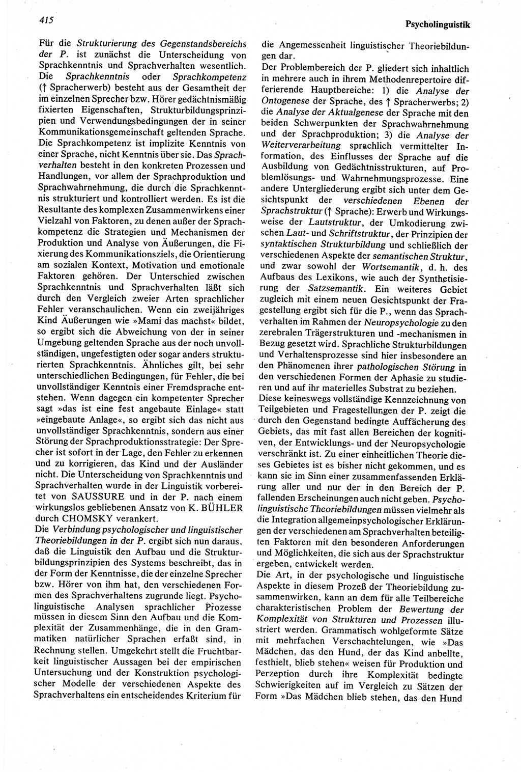 Wörterbuch der Psychologie [Deutsche Demokratische Republik (DDR)] 1976, Seite 415 (Wb. Psych. DDR 1976, S. 415)