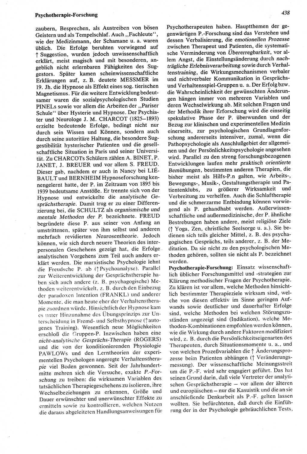 Wörterbuch der Psychologie [Deutsche Demokratische Republik (DDR)] 1976, Seite 438 (Wb. Psych. DDR 1976, S. 438)