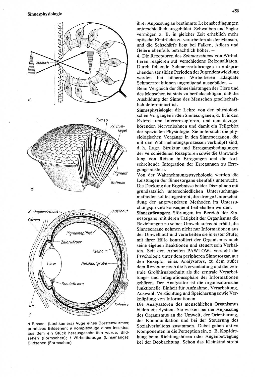 Wörterbuch der Psychologie [Deutsche Demokratische Republik (DDR)] 1976, Seite 488 (Wb. Psych. DDR 1976, S. 488)
