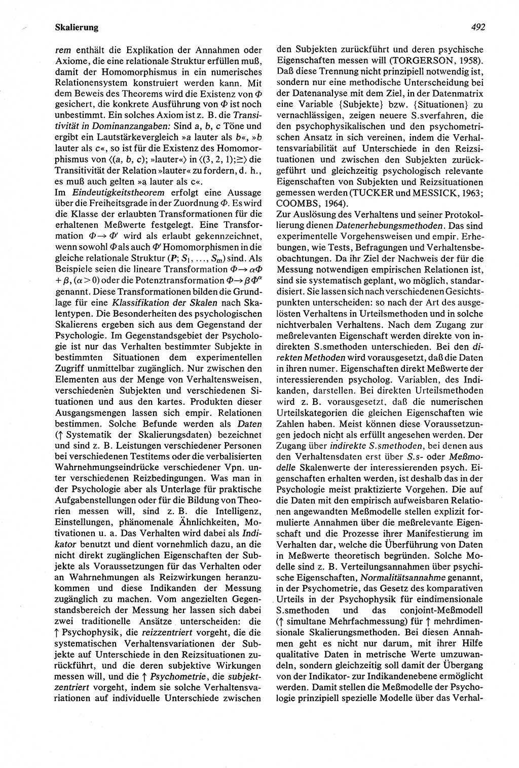 Wörterbuch der Psychologie [Deutsche Demokratische Republik (DDR)] 1976, Seite 492 (Wb. Psych. DDR 1976, S. 492)