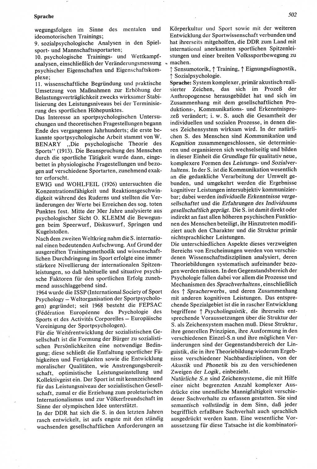 Wörterbuch der Psychologie [Deutsche Demokratische Republik (DDR)] 1976, Seite 502 (Wb. Psych. DDR 1976, S. 502)