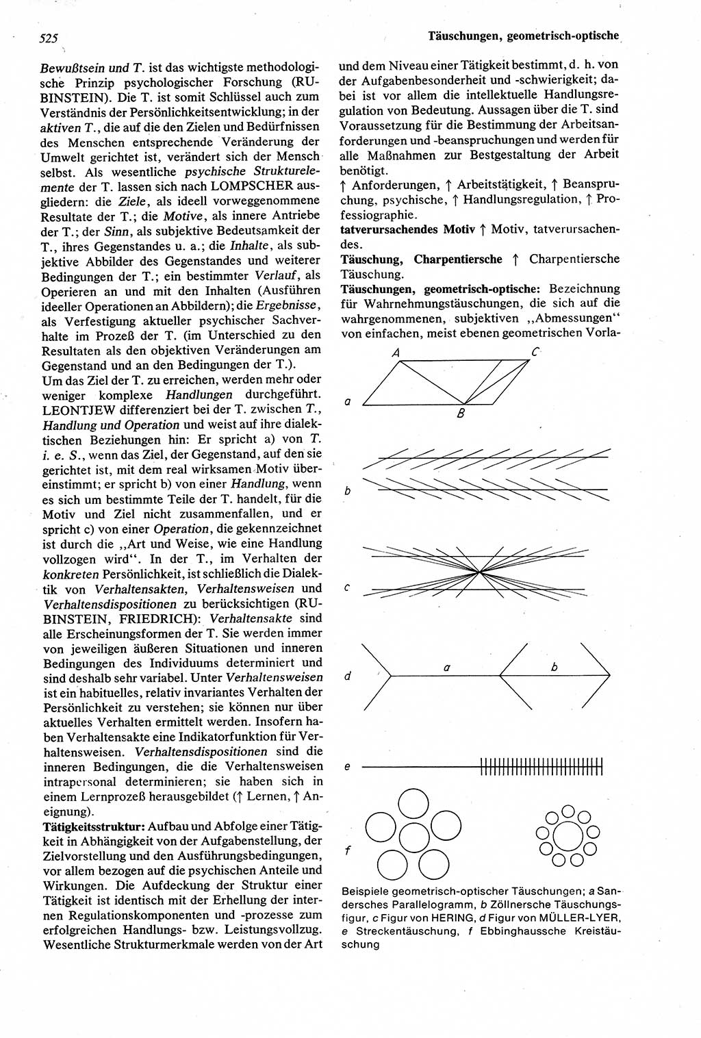 Wörterbuch der Psychologie [Deutsche Demokratische Republik (DDR)] 1976, Seite 525 (Wb. Psych. DDR 1976, S. 525)