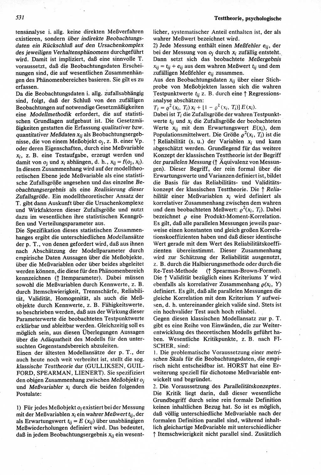 Wörterbuch der Psychologie [Deutsche Demokratische Republik (DDR)] 1976, Seite 531 (Wb. Psych. DDR 1976, S. 531)