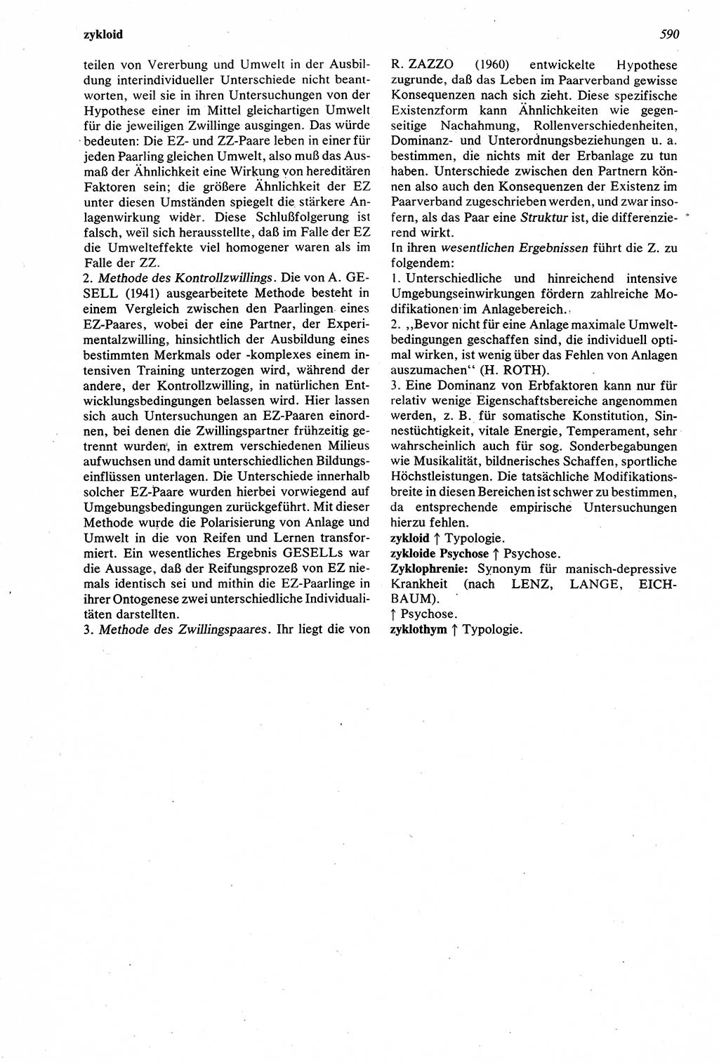 Wörterbuch der Psychologie [Deutsche Demokratische Republik (DDR)] 1976, Seite 590 (Wb. Psych. DDR 1976, S. 590)