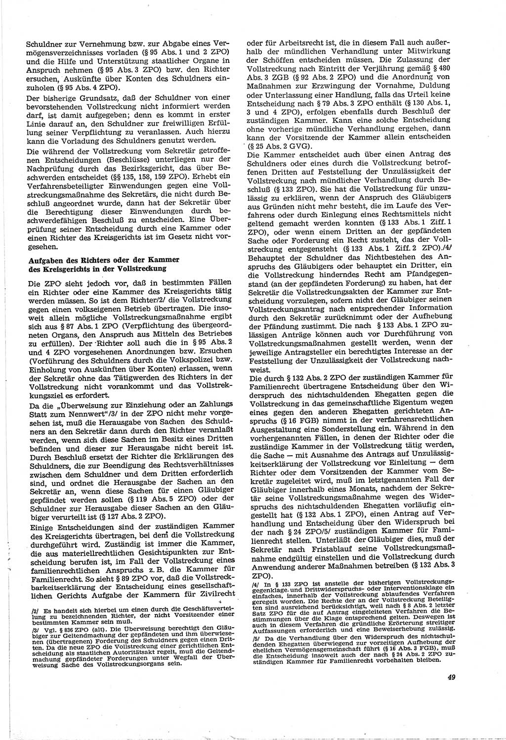 Neue Justiz (NJ), Zeitschrift für Recht und Rechtswissenschaft [Deutsche Demokratische Republik (DDR)], 30. Jahrgang 1976, Seite 49 (NJ DDR 1976, S. 49)