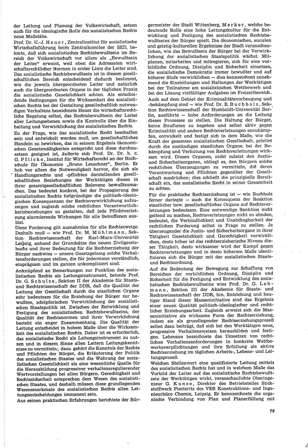 Neue Justiz (NJ), Zeitschrift für Recht und Rechtswissenschaft [Deutsche Demokratische Republik (DDR)], 30. Jahrgang 1976, Seite 79 (NJ DDR 1976, S. 79)