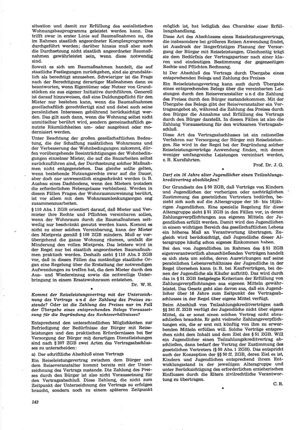 Neue Justiz (NJ), Zeitschrift für Recht und Rechtswissenschaft [Deutsche Demokratische Republik (DDR)], 30. Jahrgang 1976, Seite 142 (NJ DDR 1976, S. 142)