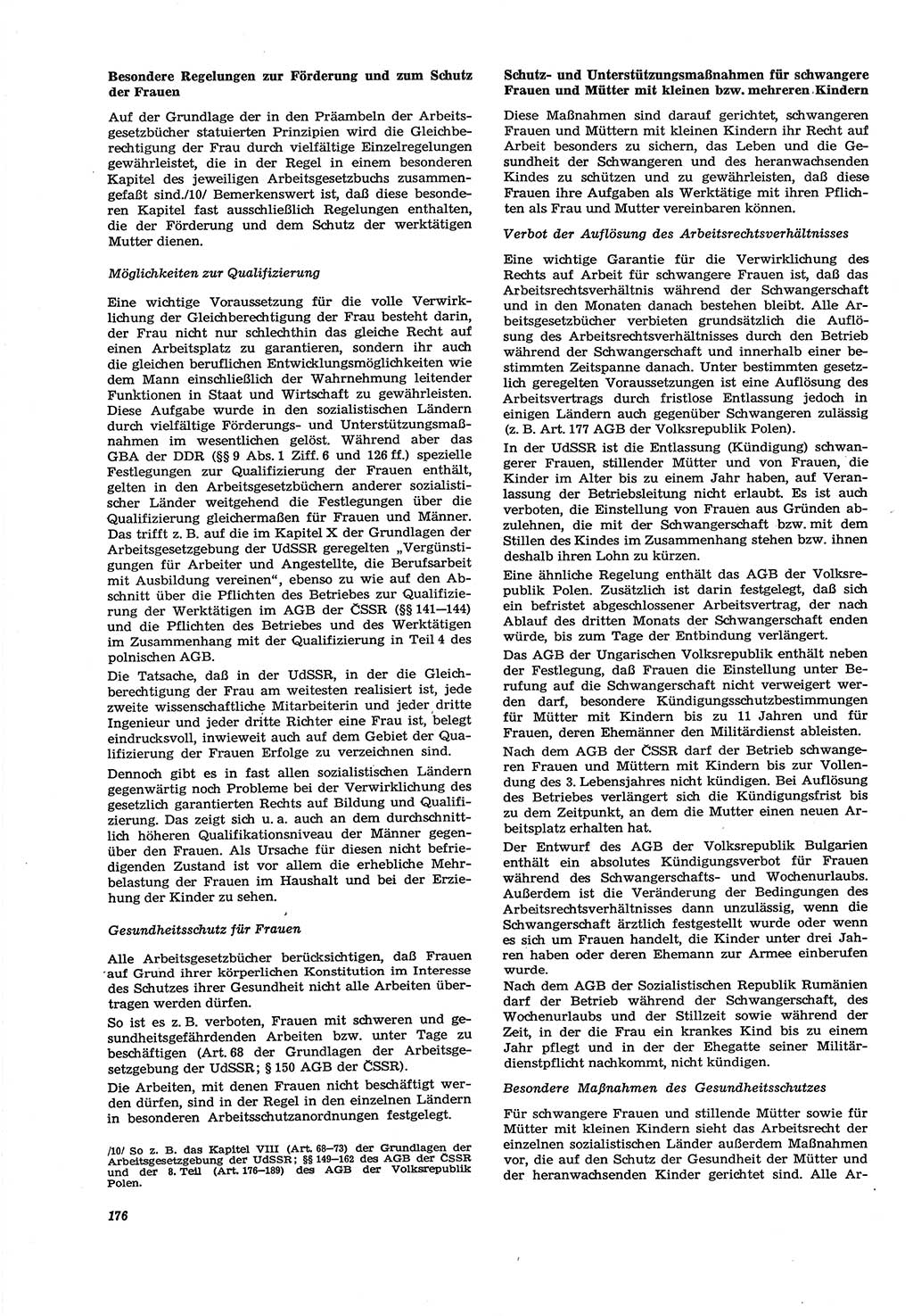 Neue Justiz (NJ), Zeitschrift für Recht und Rechtswissenschaft [Deutsche Demokratische Republik (DDR)], 30. Jahrgang 1976, Seite 176 (NJ DDR 1976, S. 176)