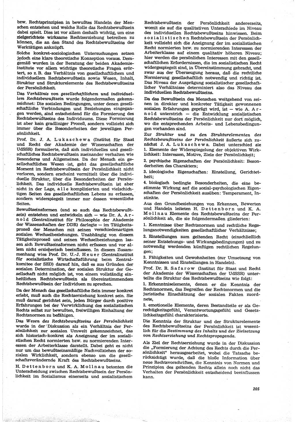 Neue Justiz (NJ), Zeitschrift für Recht und Rechtswissenschaft [Deutsche Demokratische Republik (DDR)], 30. Jahrgang 1976, Seite 205 (NJ DDR 1976, S. 205)