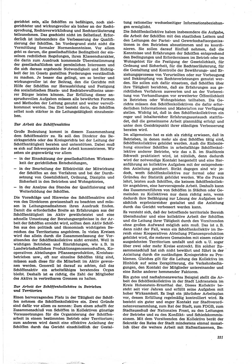 Neue Justiz (NJ), Zeitschrift für Recht und Rechtswissenschaft [Deutsche Demokratische Republik (DDR)], 30. Jahrgang 1976, Seite 221 (NJ DDR 1976, S. 221)