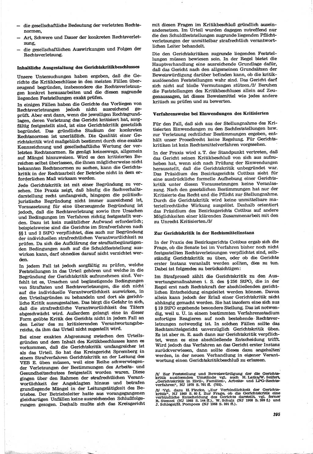 Neue Justiz (NJ), Zeitschrift für Recht und Rechtswissenschaft [Deutsche Demokratische Republik (DDR)], 30. Jahrgang 1976, Seite 295 (NJ DDR 1976, S. 295)