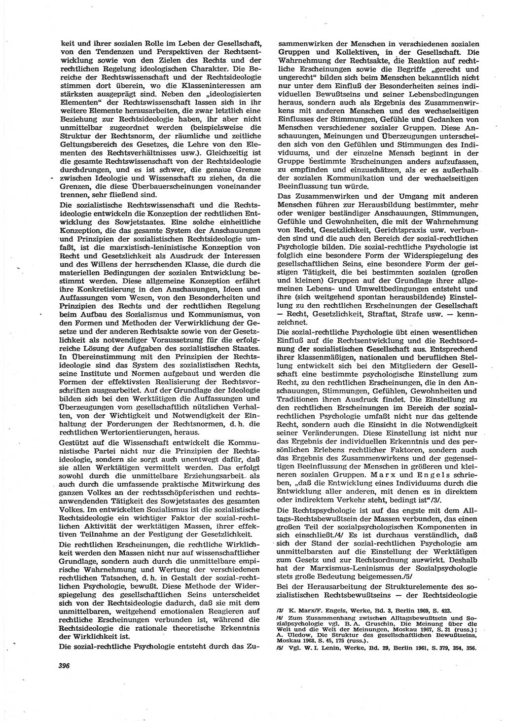 Neue Justiz (NJ), Zeitschrift für Recht und Rechtswissenschaft [Deutsche Demokratische Republik (DDR)], 30. Jahrgang 1976, Seite 396 (NJ DDR 1976, S. 396)