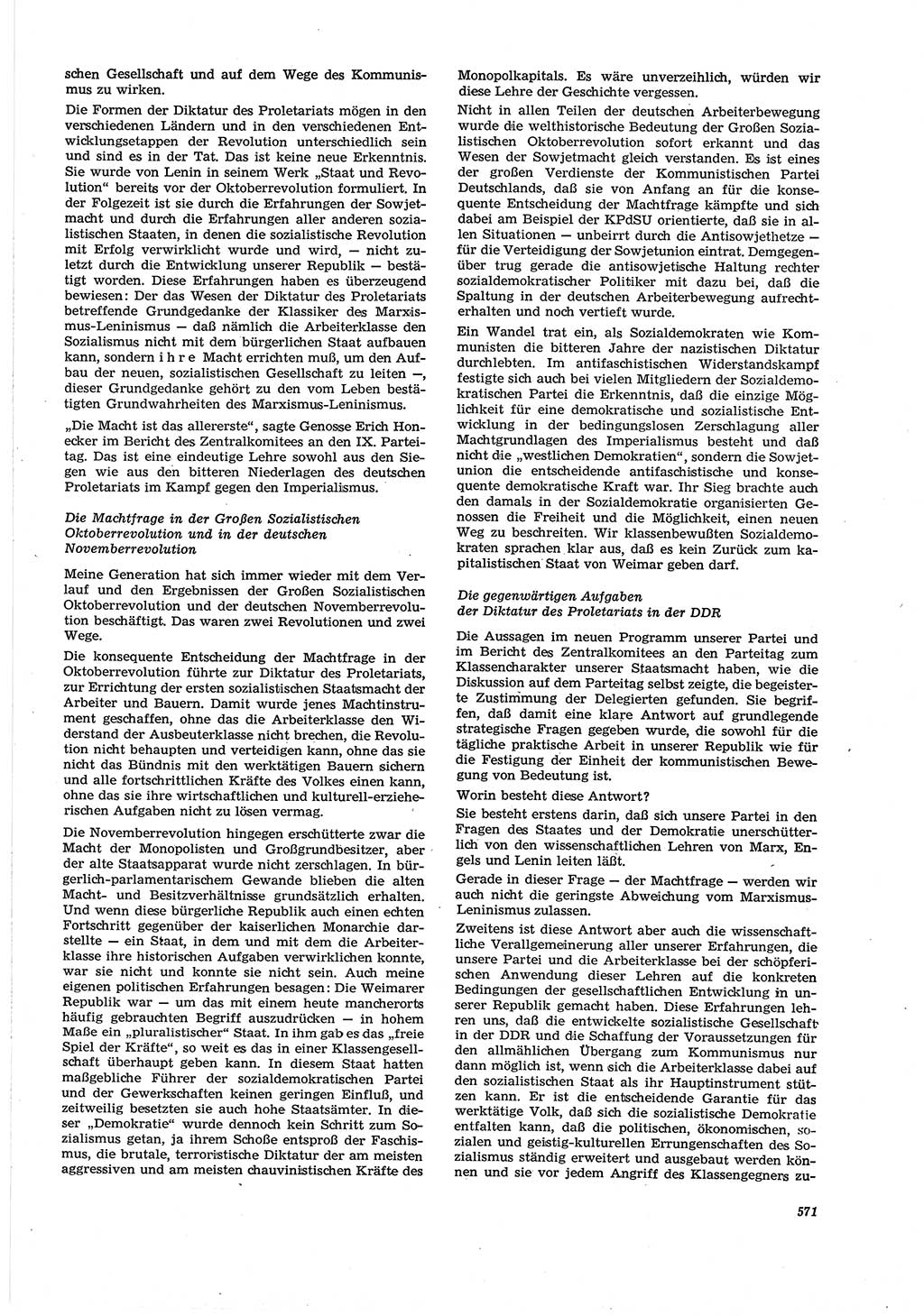 Neue Justiz (NJ), Zeitschrift für Recht und Rechtswissenschaft [Deutsche Demokratische Republik (DDR)], 30. Jahrgang 1976, Seite 571 (NJ DDR 1976, S. 571)