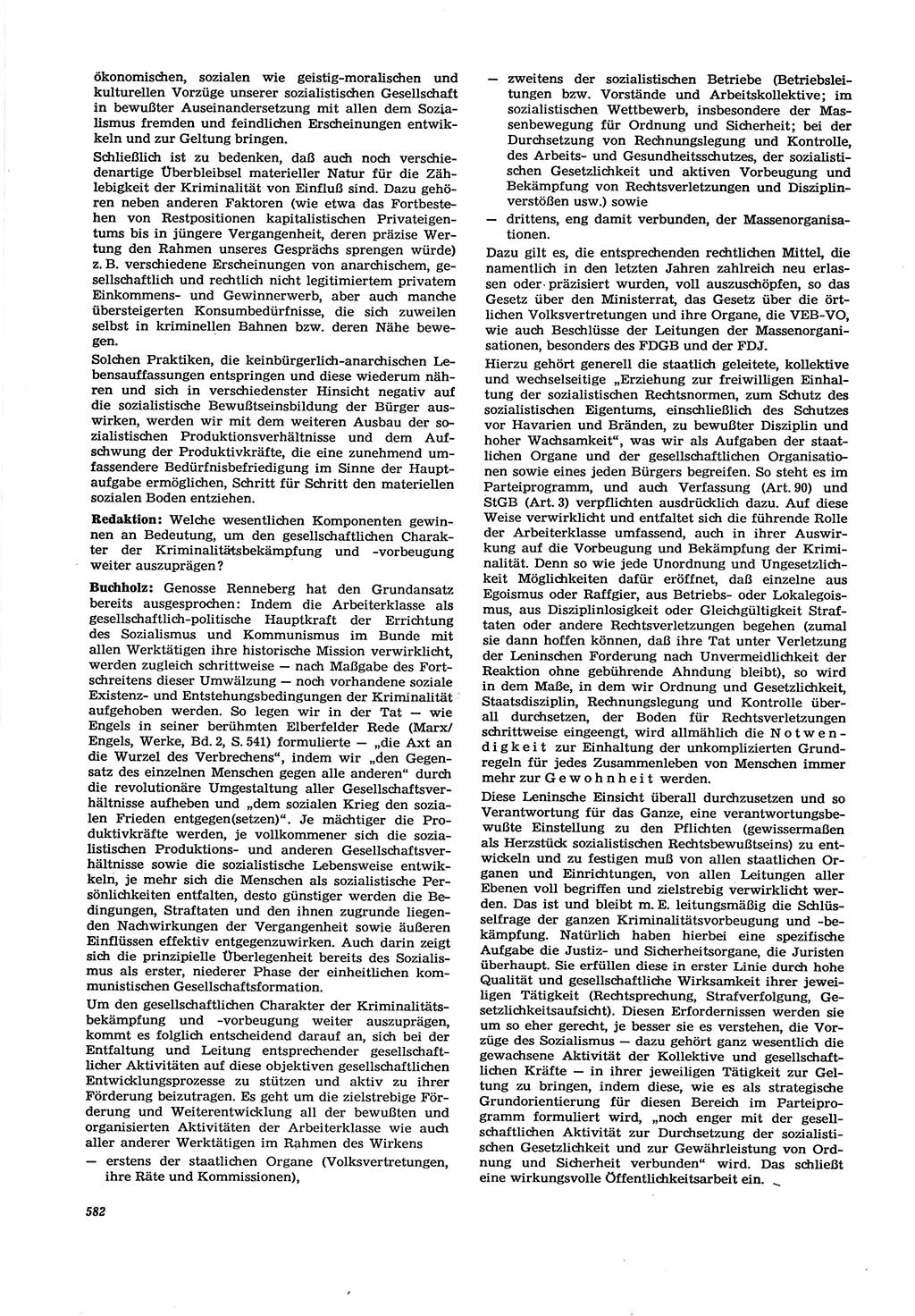 Neue Justiz (NJ), Zeitschrift für Recht und Rechtswissenschaft [Deutsche Demokratische Republik (DDR)], 30. Jahrgang 1976, Seite 582 (NJ DDR 1976, S. 582)