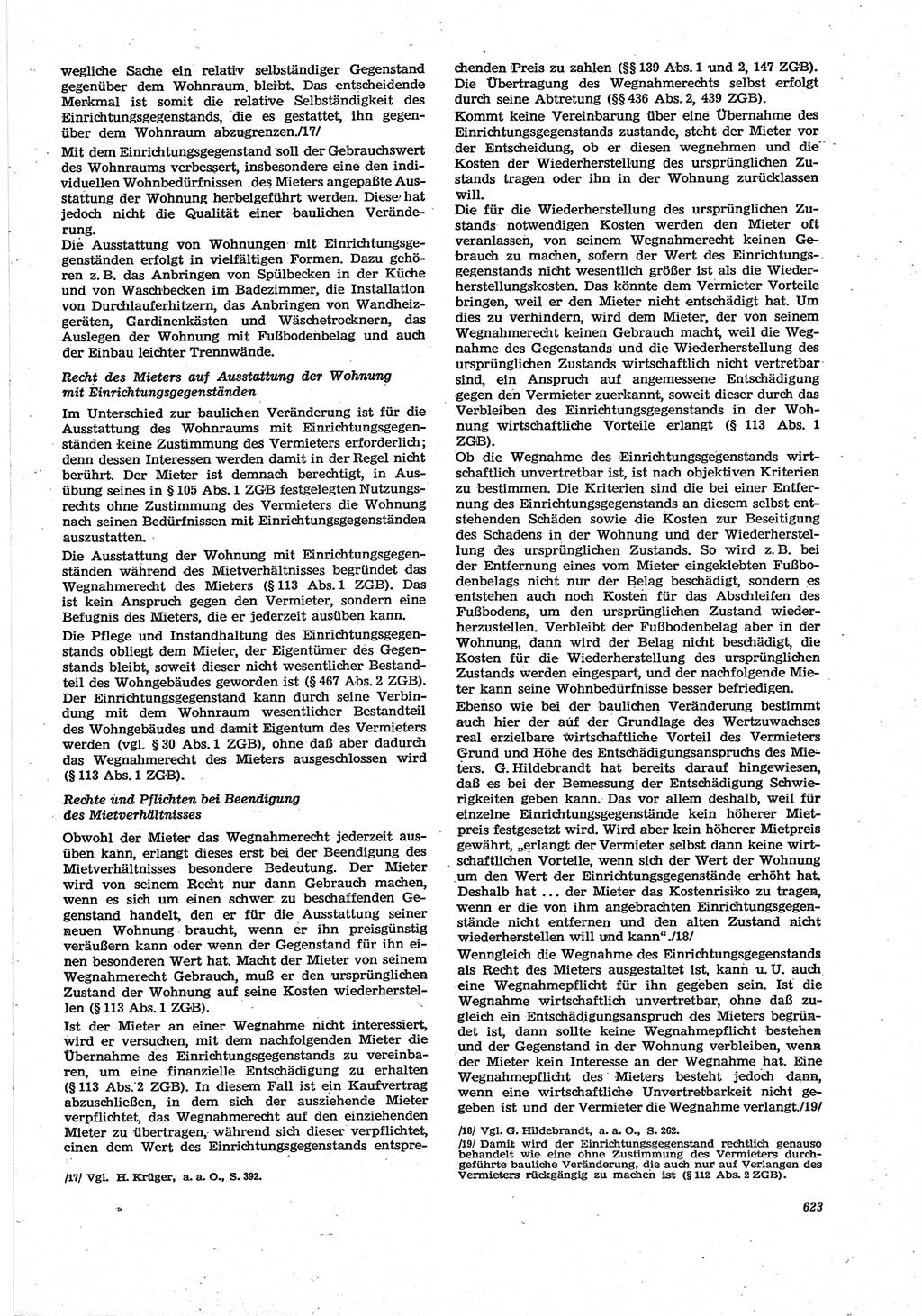 Neue Justiz (NJ), Zeitschrift für Recht und Rechtswissenschaft [Deutsche Demokratische Republik (DDR)], 30. Jahrgang 1976, Seite 623 (NJ DDR 1976, S. 623)