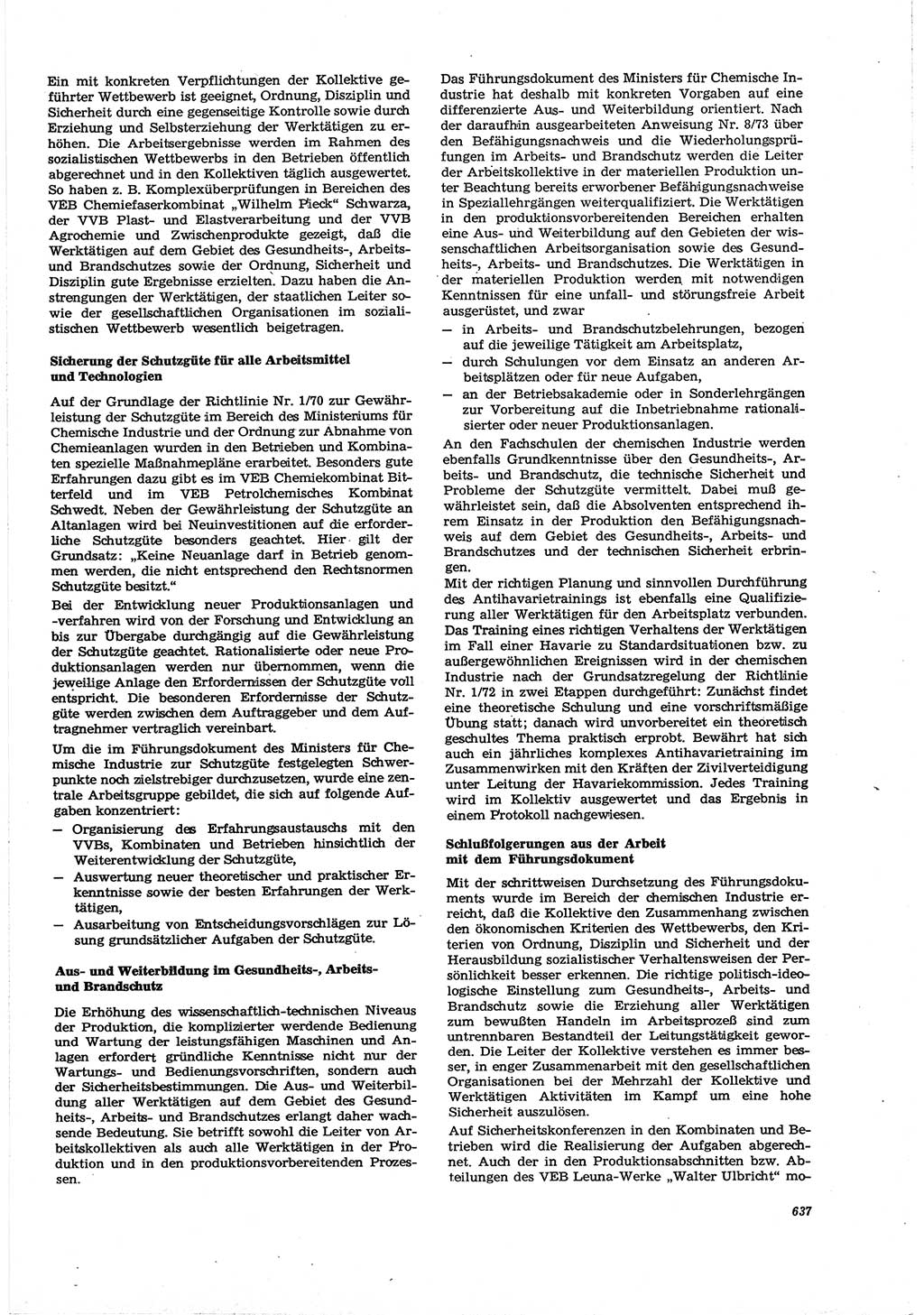 Neue Justiz (NJ), Zeitschrift für Recht und Rechtswissenschaft [Deutsche Demokratische Republik (DDR)], 30. Jahrgang 1976, Seite 637 (NJ DDR 1976, S. 637)
