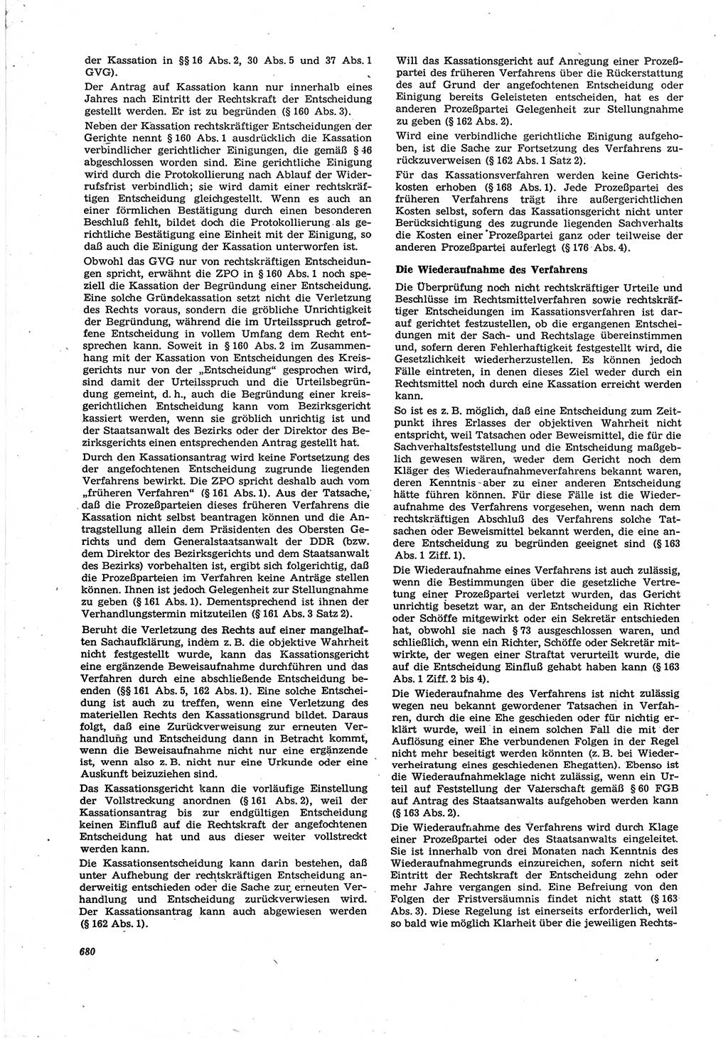 Neue Justiz (NJ), Zeitschrift für Recht und Rechtswissenschaft [Deutsche Demokratische Republik (DDR)], 30. Jahrgang 1976, Seite 680 (NJ DDR 1976, S. 680)