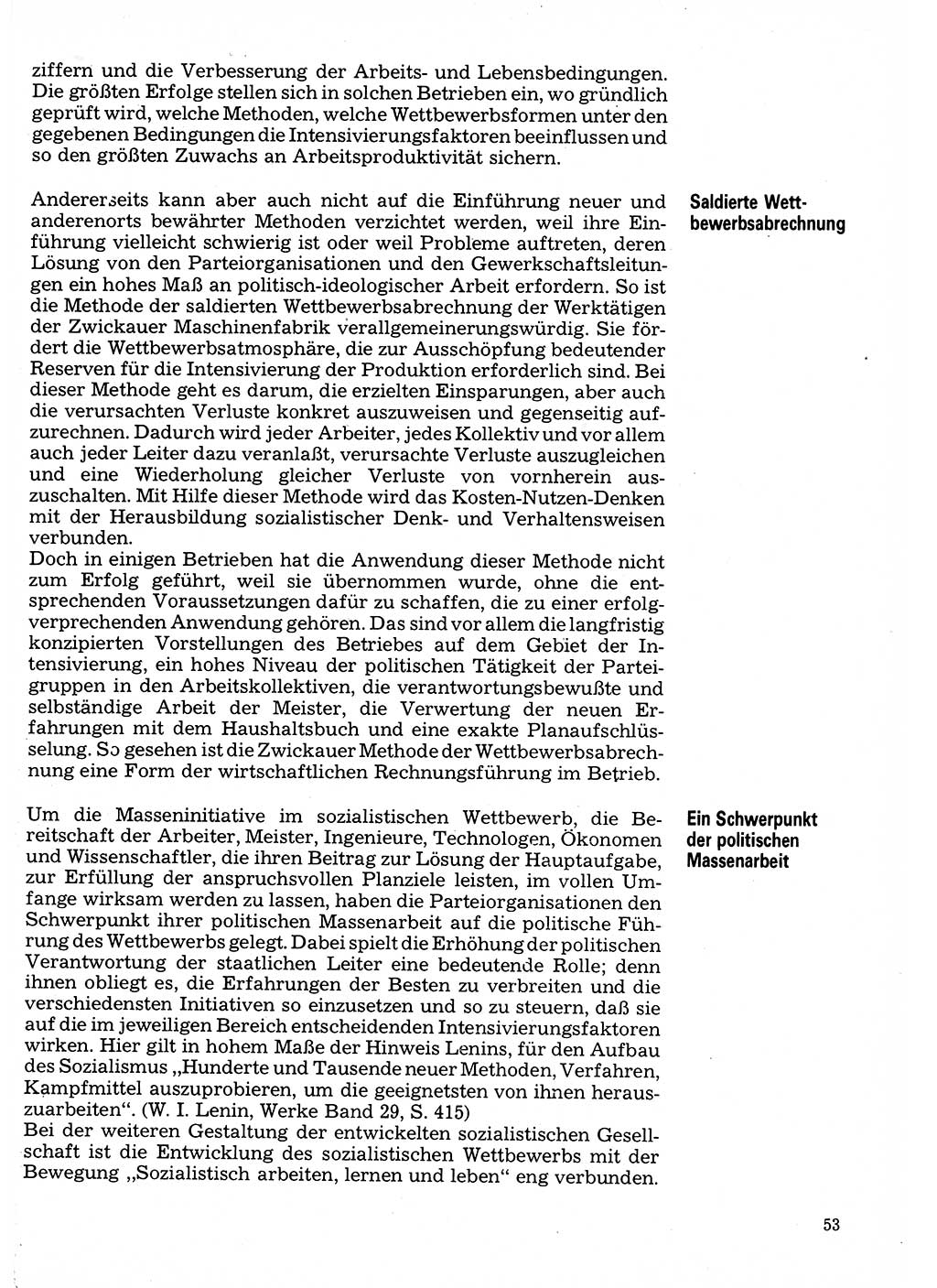 Neuer Weg (NW), Organ des Zentralkomitees (ZK) der SED (Sozialistische Einheitspartei Deutschlands) für Fragen des Parteilebens, 32. Jahrgang [Deutsche Demokratische Republik (DDR)] 1977, Seite 53 (NW ZK SED DDR 1977, S. 53)