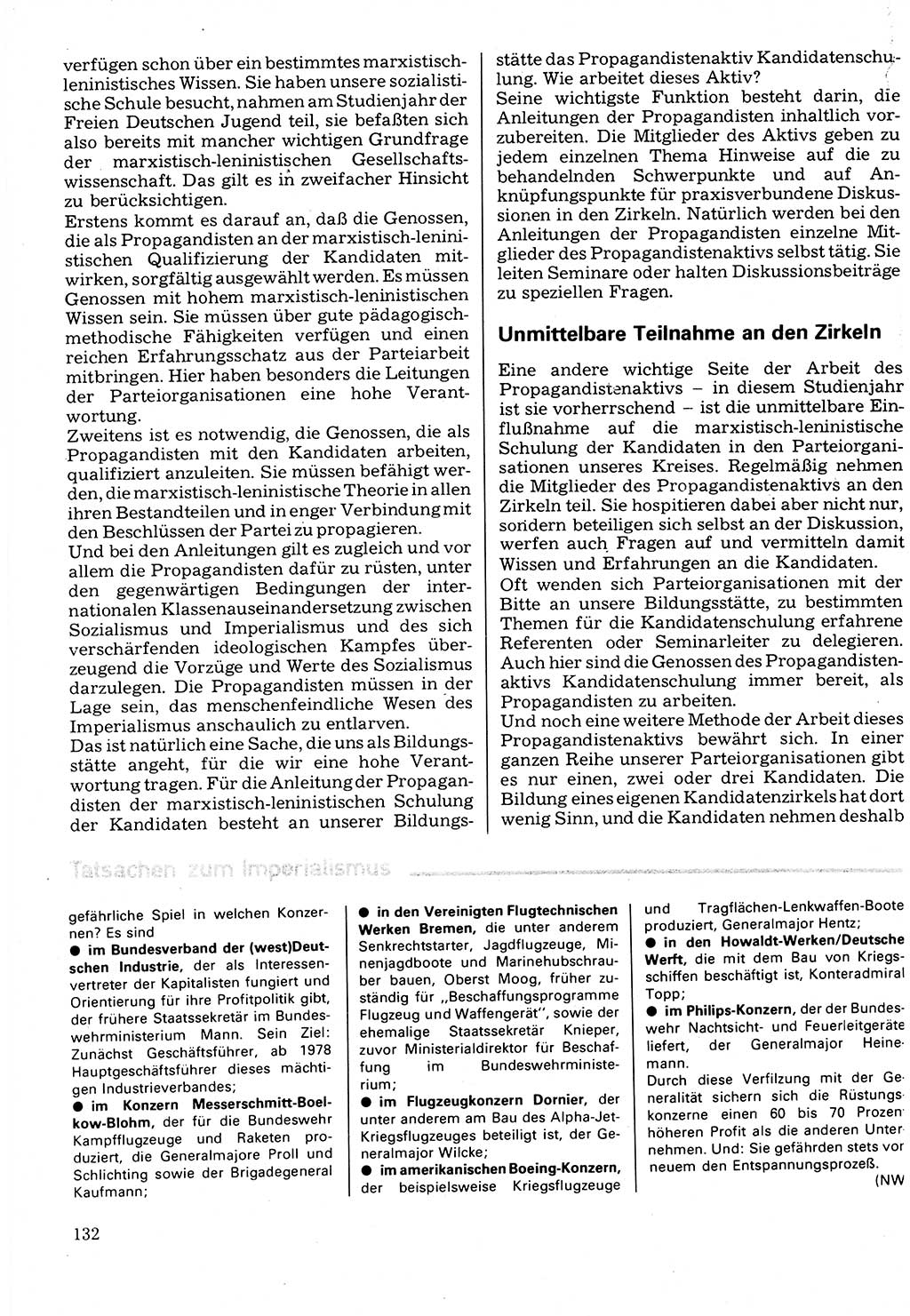 Neuer Weg (NW), Organ des Zentralkomitees (ZK) der SED (Sozialistische Einheitspartei Deutschlands) für Fragen des Parteilebens, 32. Jahrgang [Deutsche Demokratische Republik (DDR)] 1977, Seite 132 (NW ZK SED DDR 1977, S. 132)