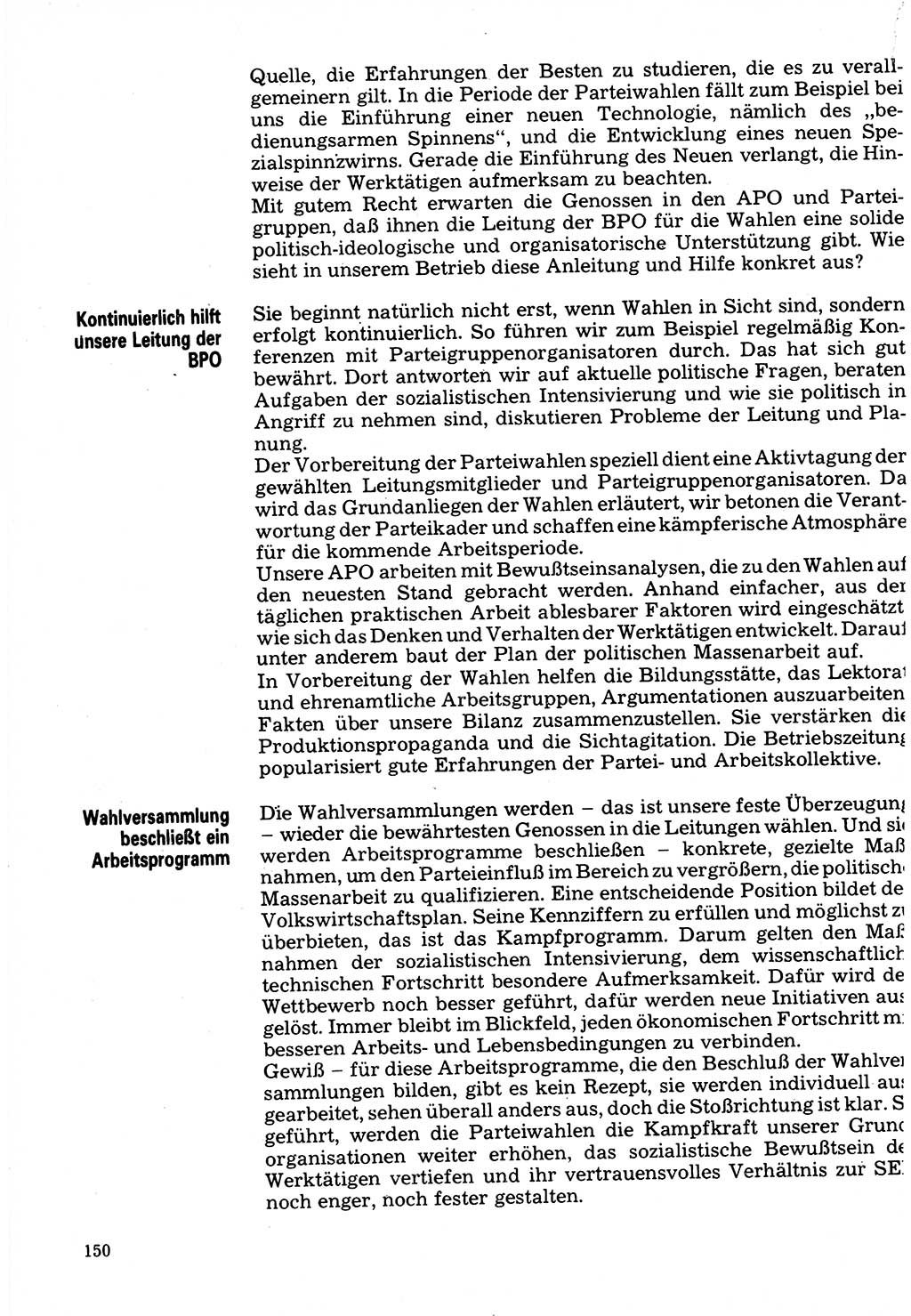 Neuer Weg (NW), Organ des Zentralkomitees (ZK) der SED (Sozialistische Einheitspartei Deutschlands) für Fragen des Parteilebens, 32. Jahrgang [Deutsche Demokratische Republik (DDR)] 1977, Seite 150 (NW ZK SED DDR 1977, S. 150)