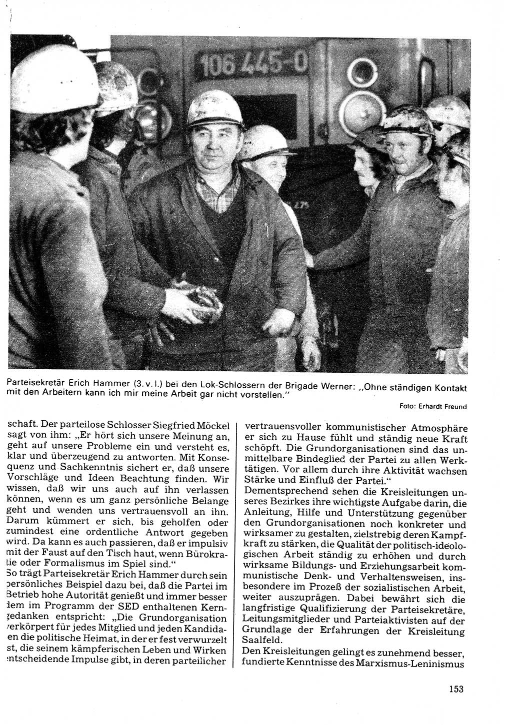Neuer Weg (NW), Organ des Zentralkomitees (ZK) der SED (Sozialistische Einheitspartei Deutschlands) für Fragen des Parteilebens, 32. Jahrgang [Deutsche Demokratische Republik (DDR)] 1977, Seite 153 (NW ZK SED DDR 1977, S. 153)