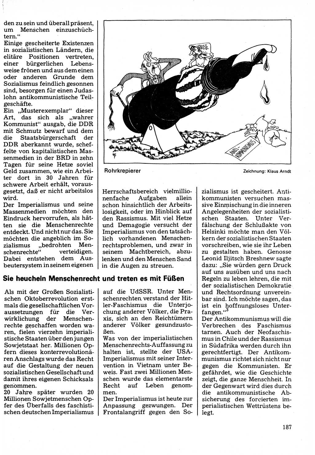 Neuer Weg (NW), Organ des Zentralkomitees (ZK) der SED (Sozialistische Einheitspartei Deutschlands) für Fragen des Parteilebens, 32. Jahrgang [Deutsche Demokratische Republik (DDR)] 1977, Seite 187 (NW ZK SED DDR 1977, S. 187)