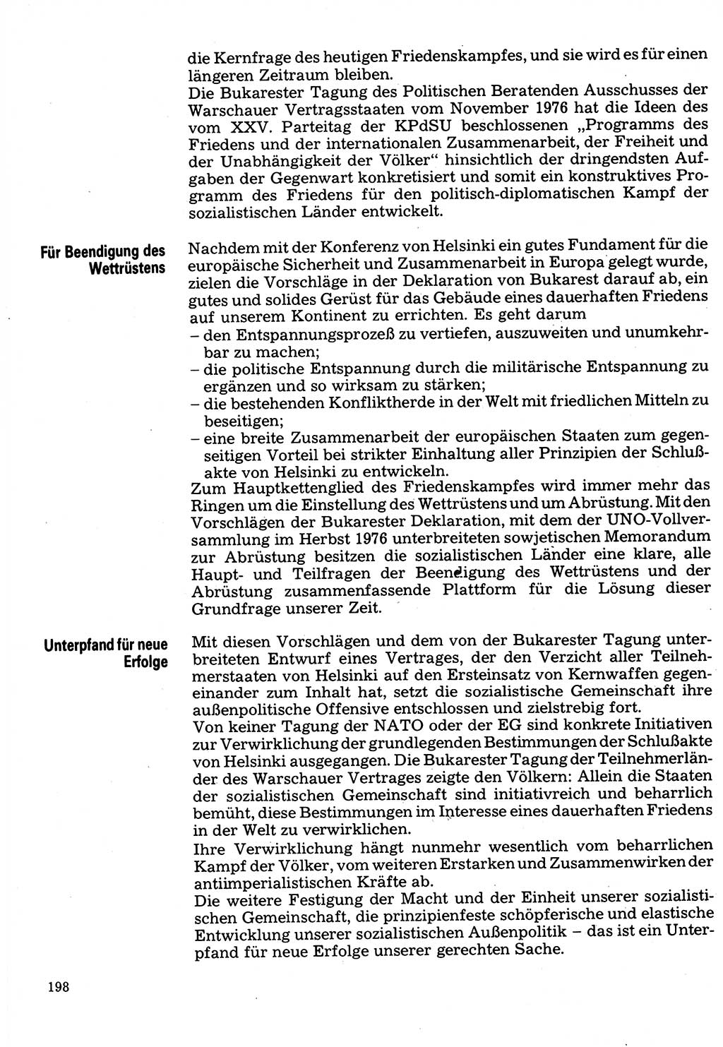 Neuer Weg (NW), Organ des Zentralkomitees (ZK) der SED (Sozialistische Einheitspartei Deutschlands) für Fragen des Parteilebens, 32. Jahrgang [Deutsche Demokratische Republik (DDR)] 1977, Seite 198 (NW ZK SED DDR 1977, S. 198)