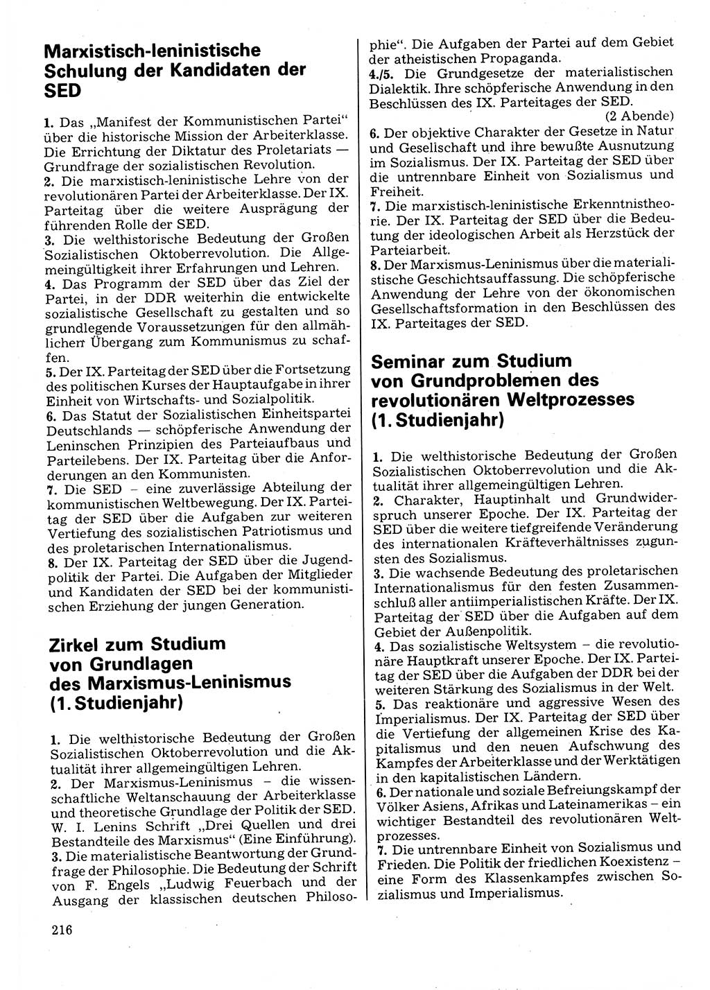 Neuer Weg (NW), Organ des Zentralkomitees (ZK) der SED (Sozialistische Einheitspartei Deutschlands) für Fragen des Parteilebens, 32. Jahrgang [Deutsche Demokratische Republik (DDR)] 1977, Seite 216 (NW ZK SED DDR 1977, S. 216)
