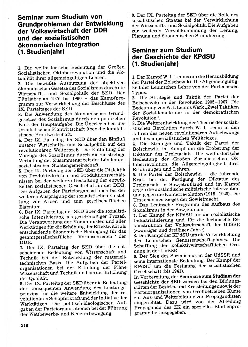 Neuer Weg (NW), Organ des Zentralkomitees (ZK) der SED (Sozialistische Einheitspartei Deutschlands) für Fragen des Parteilebens, 32. Jahrgang [Deutsche Demokratische Republik (DDR)] 1977, Seite 218 (NW ZK SED DDR 1977, S. 218)