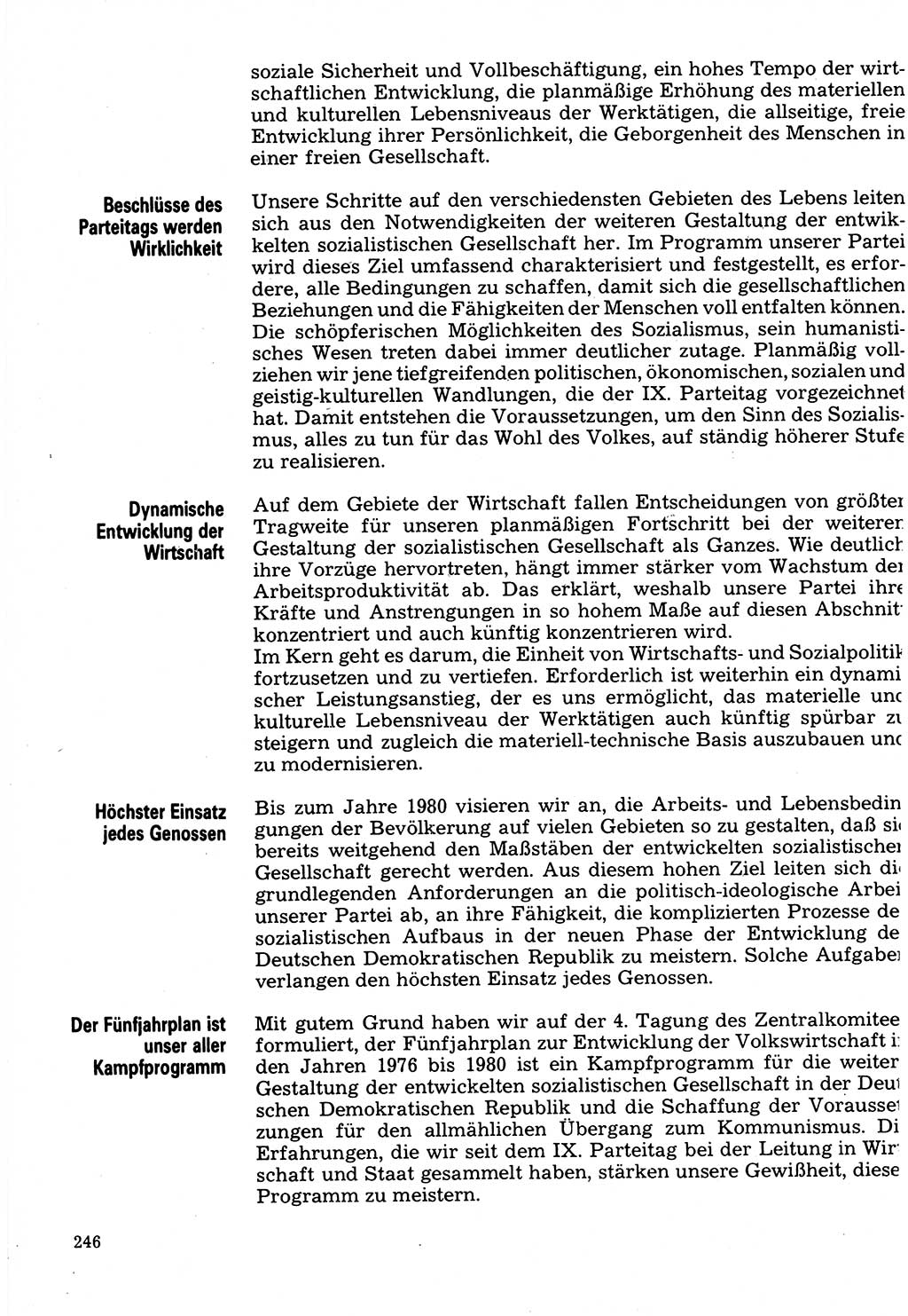 Neuer Weg (NW), Organ des Zentralkomitees (ZK) der SED (Sozialistische Einheitspartei Deutschlands) für Fragen des Parteilebens, 32. Jahrgang [Deutsche Demokratische Republik (DDR)] 1977, Seite 246 (NW ZK SED DDR 1977, S. 246)