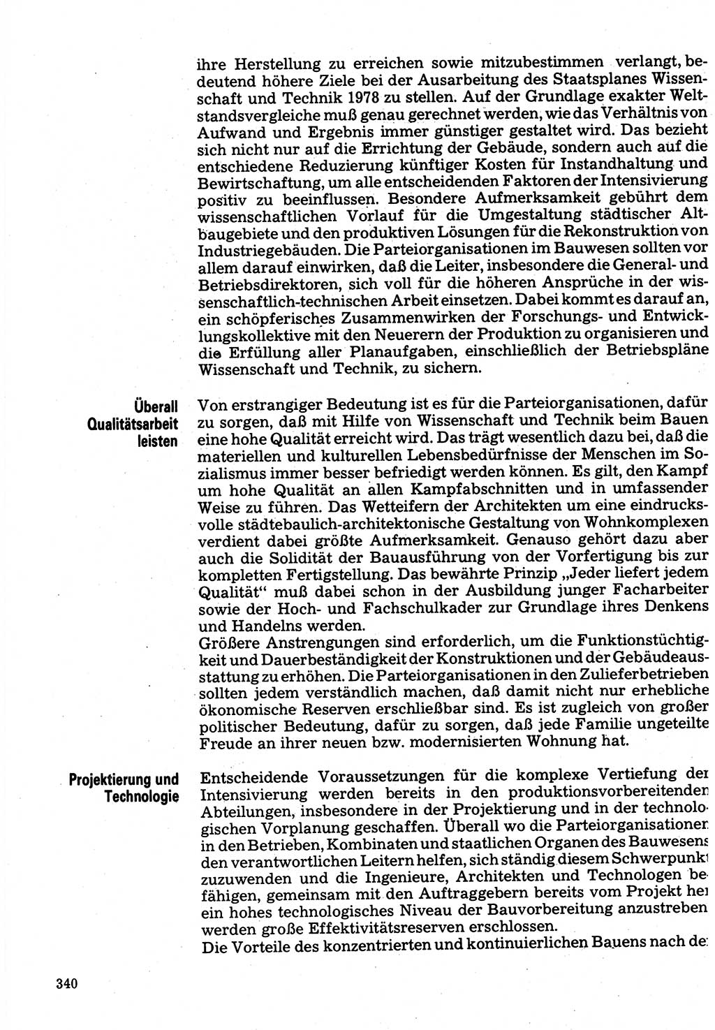 Neuer Weg (NW), Organ des Zentralkomitees (ZK) der SED (Sozialistische Einheitspartei Deutschlands) für Fragen des Parteilebens, 32. Jahrgang [Deutsche Demokratische Republik (DDR)] 1977, Seite 340 (NW ZK SED DDR 1977, S. 340)