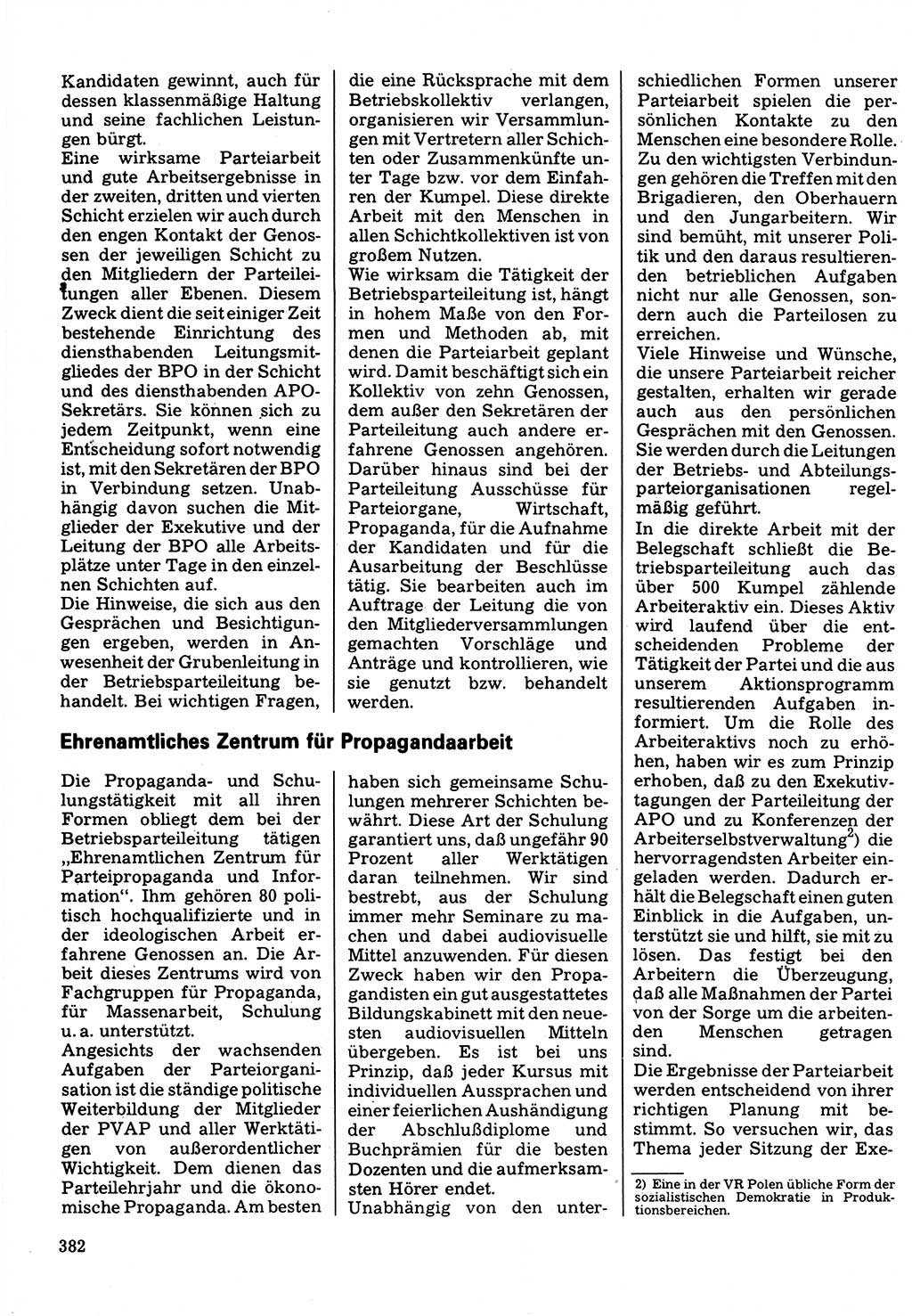 Neuer Weg (NW), Organ des Zentralkomitees (ZK) der SED (Sozialistische Einheitspartei Deutschlands) für Fragen des Parteilebens, 32. Jahrgang [Deutsche Demokratische Republik (DDR)] 1977, Seite 382 (NW ZK SED DDR 1977, S. 382)