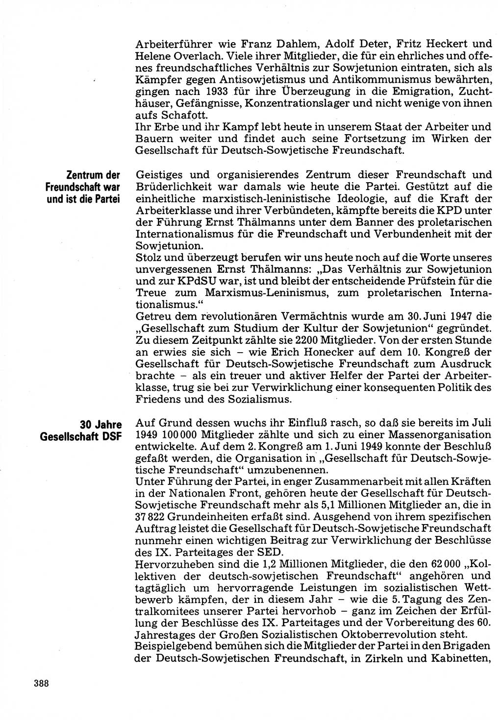 Neuer Weg (NW), Organ des Zentralkomitees (ZK) der SED (Sozialistische Einheitspartei Deutschlands) für Fragen des Parteilebens, 32. Jahrgang [Deutsche Demokratische Republik (DDR)] 1977, Seite 388 (NW ZK SED DDR 1977, S. 388)