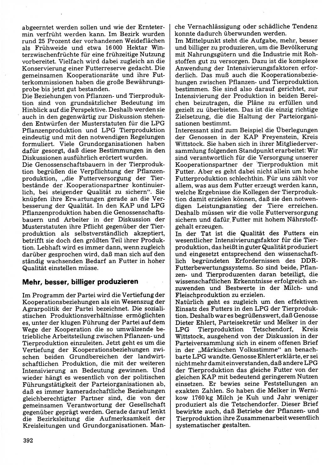 Neuer Weg (NW), Organ des Zentralkomitees (ZK) der SED (Sozialistische Einheitspartei Deutschlands) für Fragen des Parteilebens, 32. Jahrgang [Deutsche Demokratische Republik (DDR)] 1977, Seite 392 (NW ZK SED DDR 1977, S. 392)