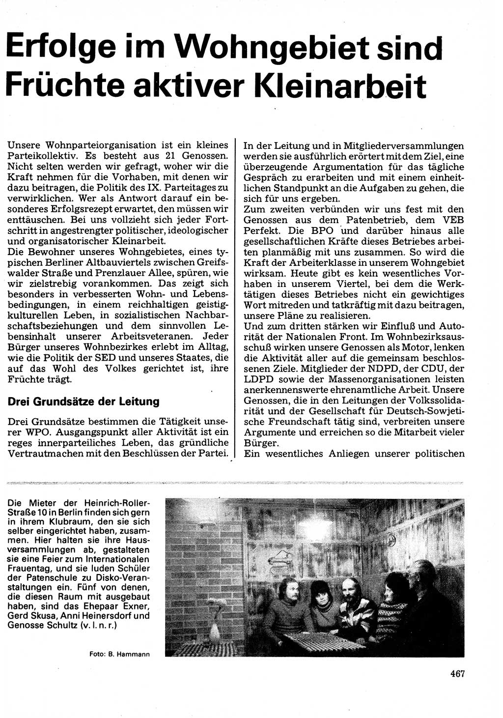 Neuer Weg (NW), Organ des Zentralkomitees (ZK) der SED (Sozialistische Einheitspartei Deutschlands) für Fragen des Parteilebens, 32. Jahrgang [Deutsche Demokratische Republik (DDR)] 1977, Seite 467 (NW ZK SED DDR 1977, S. 467)