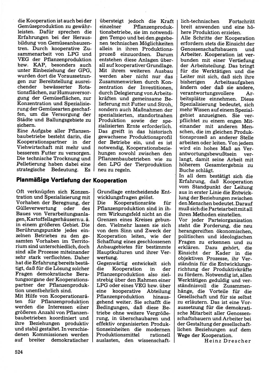 Neuer Weg (NW), Organ des Zentralkomitees (ZK) der SED (Sozialistische Einheitspartei Deutschlands) für Fragen des Parteilebens, 32. Jahrgang [Deutsche Demokratische Republik (DDR)] 1977, Seite 524 (NW ZK SED DDR 1977, S. 524)