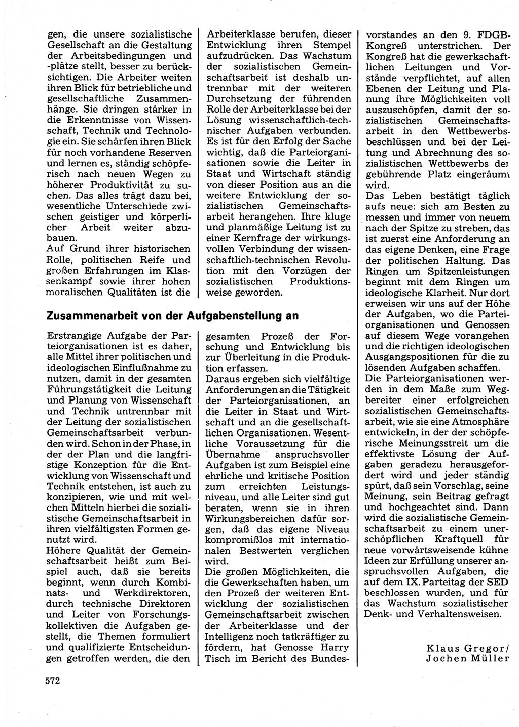 Neuer Weg (NW), Organ des Zentralkomitees (ZK) der SED (Sozialistische Einheitspartei Deutschlands) für Fragen des Parteilebens, 32. Jahrgang [Deutsche Demokratische Republik (DDR)] 1977, Seite 572 (NW ZK SED DDR 1977, S. 572)