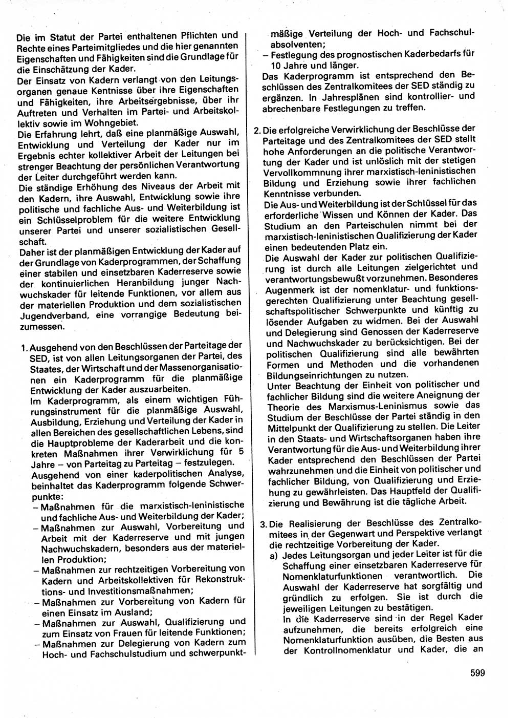 Neuer Weg (NW), Organ des Zentralkomitees (ZK) der SED (Sozialistische Einheitspartei Deutschlands) für Fragen des Parteilebens, 32. Jahrgang [Deutsche Demokratische Republik (DDR)] 1977, Seite 599 (NW ZK SED DDR 1977, S. 599)