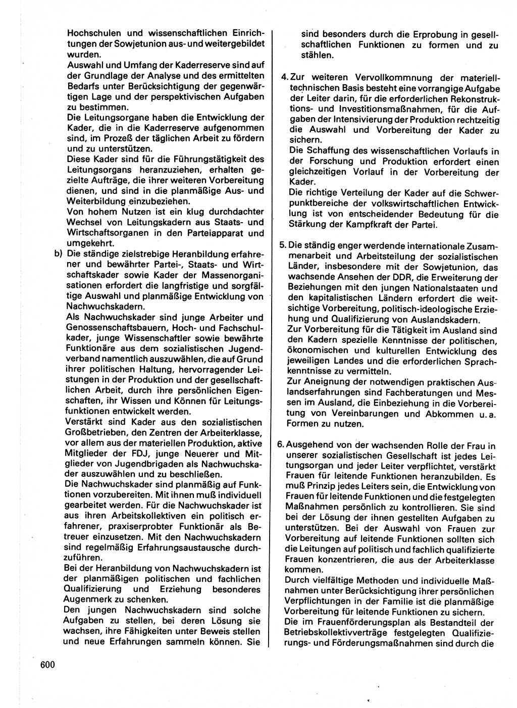 Neuer Weg (NW), Organ des Zentralkomitees (ZK) der SED (Sozialistische Einheitspartei Deutschlands) für Fragen des Parteilebens, 32. Jahrgang [Deutsche Demokratische Republik (DDR)] 1977, Seite 600 (NW ZK SED DDR 1977, S. 600)