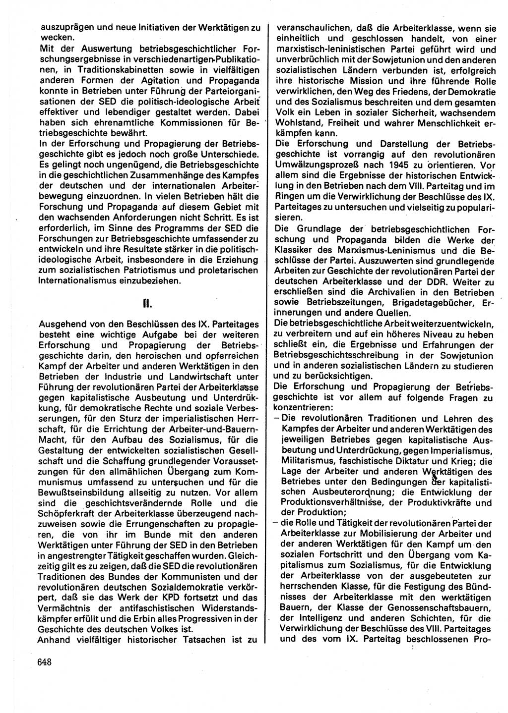 Neuer Weg (NW), Organ des Zentralkomitees (ZK) der SED (Sozialistische Einheitspartei Deutschlands) für Fragen des Parteilebens, 32. Jahrgang [Deutsche Demokratische Republik (DDR)] 1977, Seite 648 (NW ZK SED DDR 1977, S. 648)