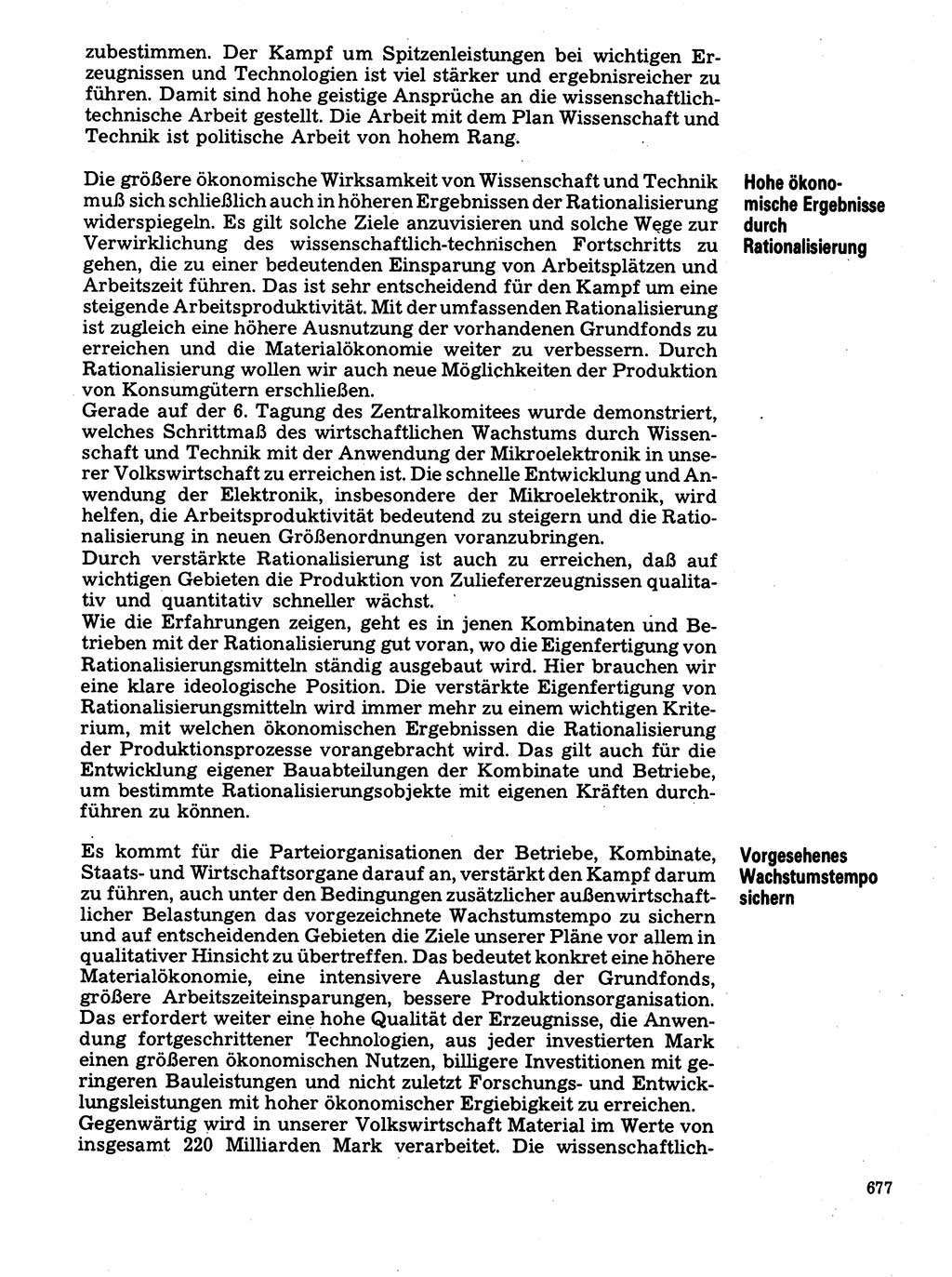 Neuer Weg (NW), Organ des Zentralkomitees (ZK) der SED (Sozialistische Einheitspartei Deutschlands) für Fragen des Parteilebens, 32. Jahrgang [Deutsche Demokratische Republik (DDR)] 1977, Seite 677 (NW ZK SED DDR 1977, S. 677)