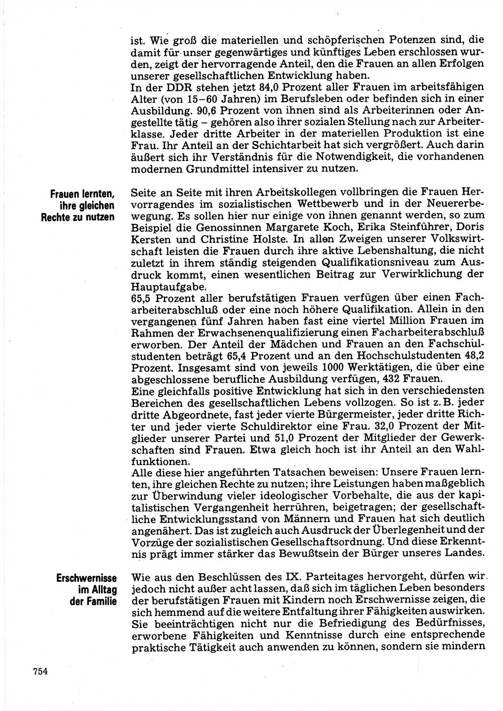 Neuer Weg (NW), Organ des Zentralkomitees (ZK) der SED (Sozialistische Einheitspartei Deutschlands) für Fragen des Parteilebens, 32. Jahrgang [Deutsche Demokratische Republik (DDR)] 1977, Seite 754 (NW ZK SED DDR 1977, S. 754)
