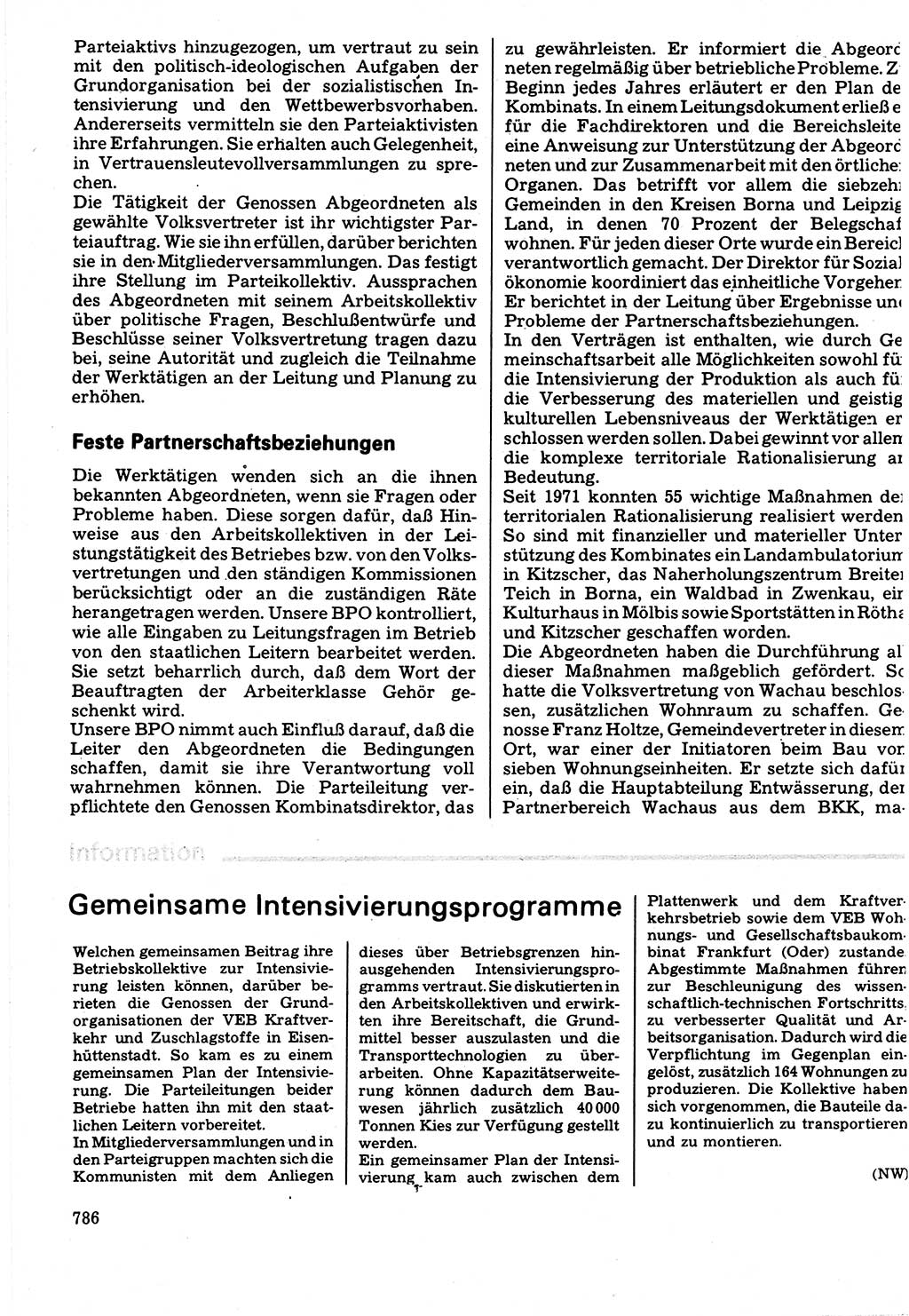 Neuer Weg (NW), Organ des Zentralkomitees (ZK) der SED (Sozialistische Einheitspartei Deutschlands) für Fragen des Parteilebens, 32. Jahrgang [Deutsche Demokratische Republik (DDR)] 1977, Seite 786 (NW ZK SED DDR 1977, S. 786)