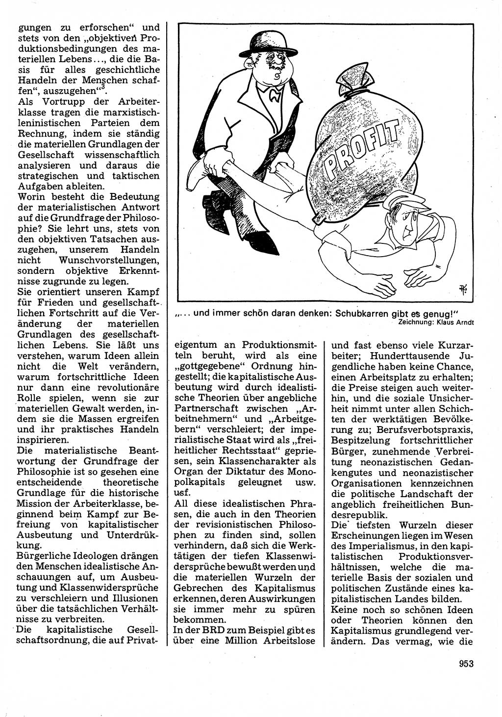 Neuer Weg (NW), Organ des Zentralkomitees (ZK) der SED (Sozialistische Einheitspartei Deutschlands) für Fragen des Parteilebens, 32. Jahrgang [Deutsche Demokratische Republik (DDR)] 1977, Seite 953 (NW ZK SED DDR 1977, S. 953)