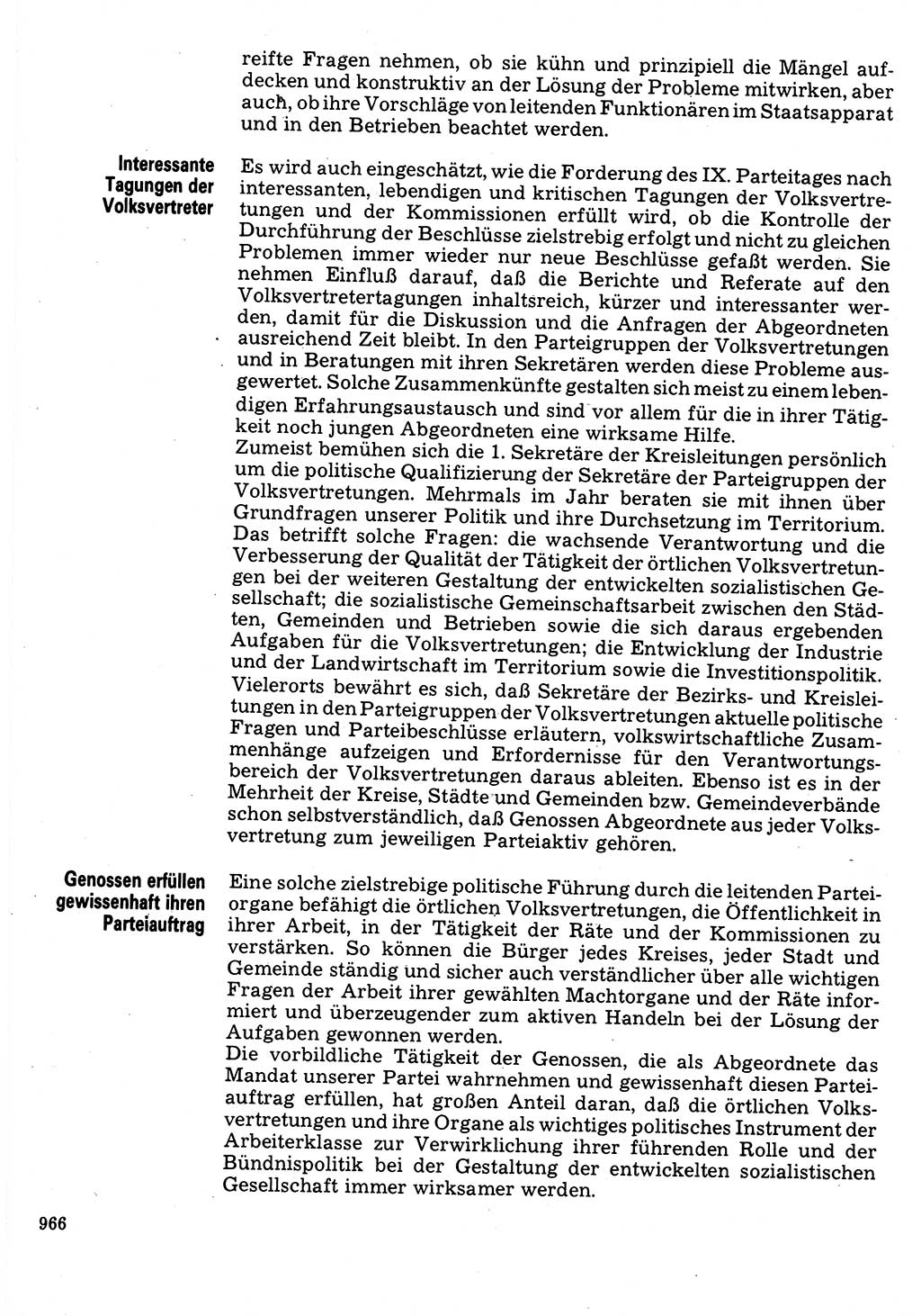 Neuer Weg (NW), Organ des Zentralkomitees (ZK) der SED (Sozialistische Einheitspartei Deutschlands) für Fragen des Parteilebens, 32. Jahrgang [Deutsche Demokratische Republik (DDR)] 1977, Seite 966 (NW ZK SED DDR 1977, S. 966)