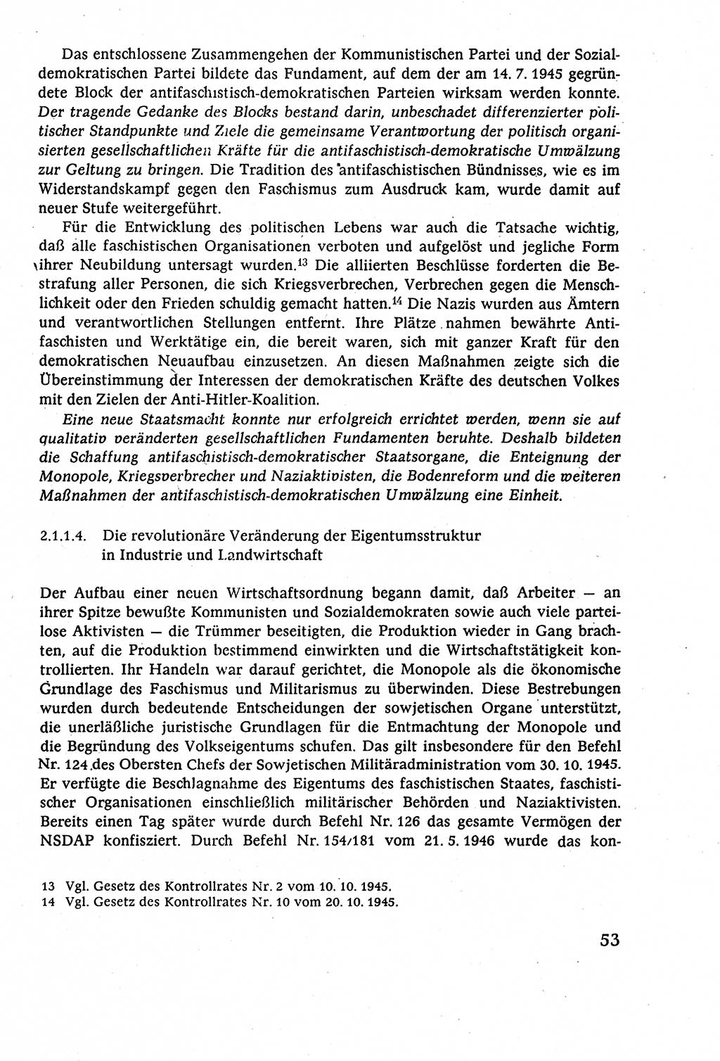 Staatsrecht der DDR (Deutsche Demokratische Republik), Lehrbuch 1977, Seite 53 (St.-R. DDR Lb. 1977, S. 53)