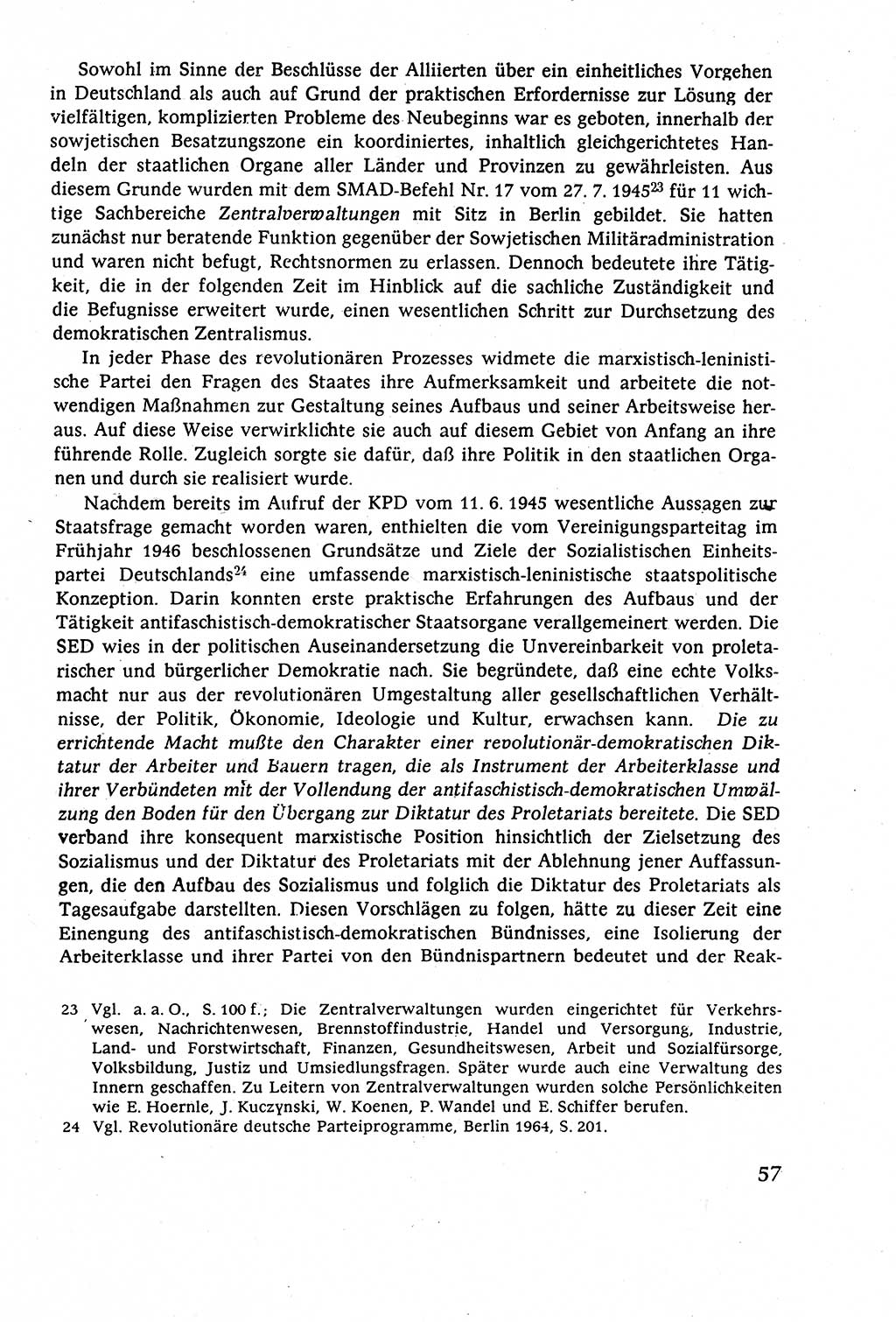 Staatsrecht der DDR (Deutsche Demokratische Republik), Lehrbuch 1977, Seite 57 (St.-R. DDR Lb. 1977, S. 57)